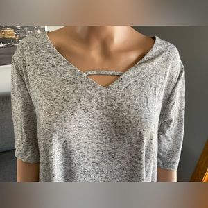 Lane Bryant Gray Swing Top